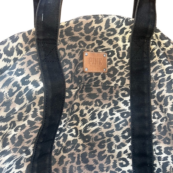 PINK Victoria's Secret Leopard and Black Tote - Picture 1 of 4